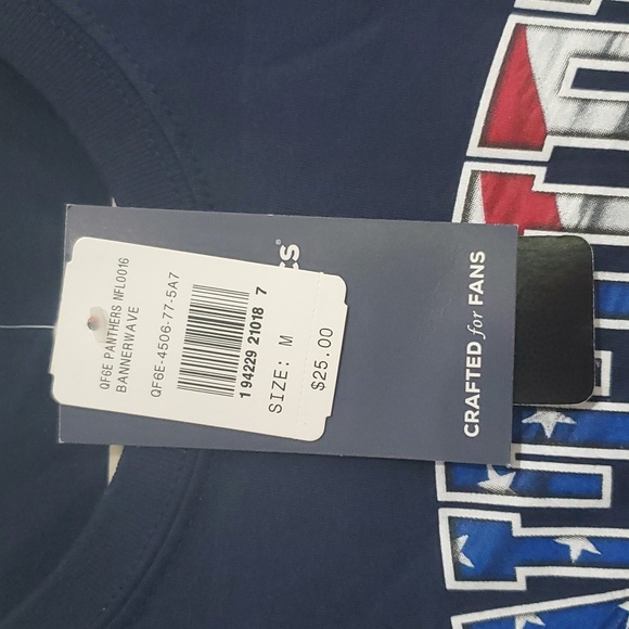 NWT Carolina Panthers Patriotic Short Size Medium - Picture 2 of 4